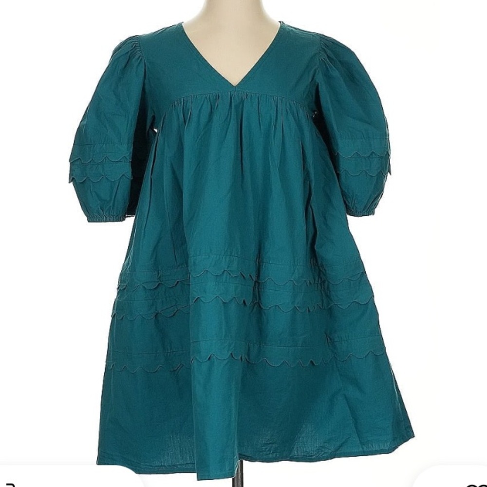EUC Olivia James the Label Gracie dress in teal